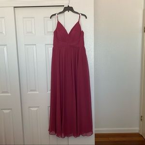 Azazie Serena Dress - Mulberry - Fits like size S